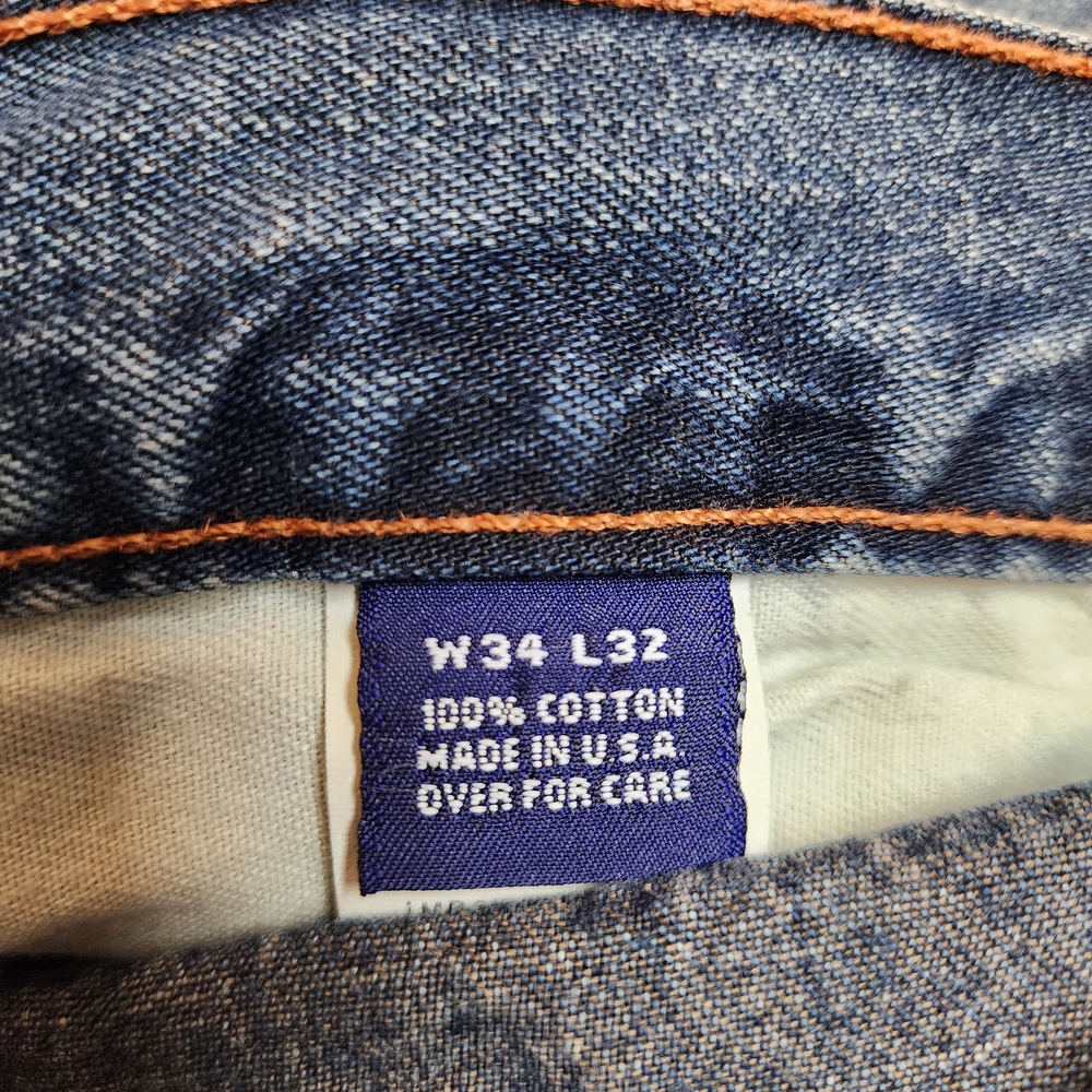 Structure Men's Relaxed Fit Blue Jeans - Picture 8 of 8